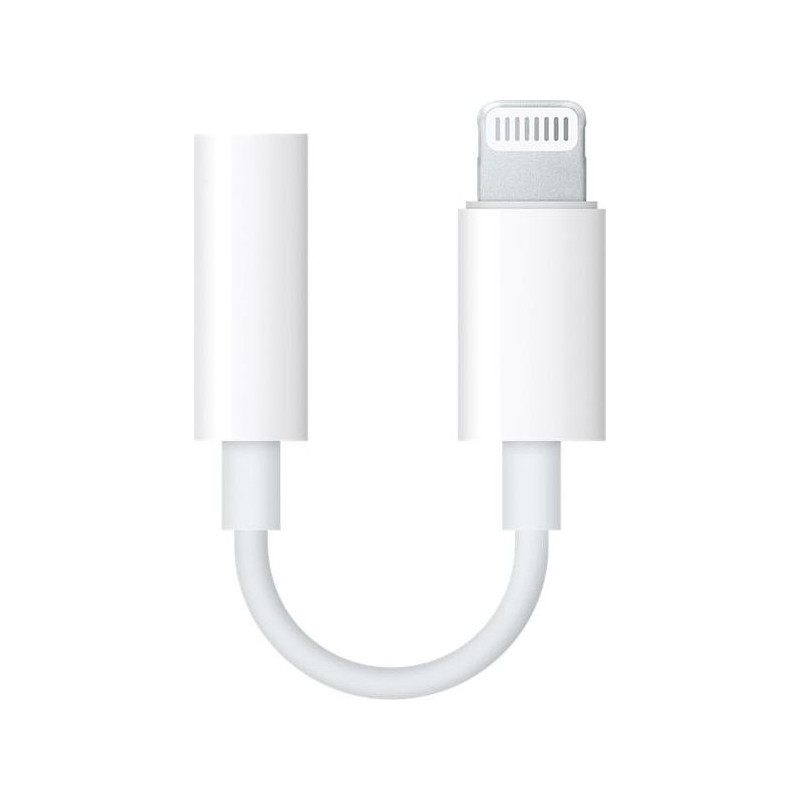 Apple MMX62ZM/A - Lightning auf 3.5mm-Klinke Adapter